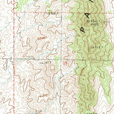United States Geological Survey Green Springs SW, NV (1990, 24000-Scale) digital map