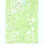 United States Geological Survey Green Timbers, MI (1986, 24000-Scale) digital map