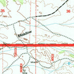 United States Geological Survey Green Top Mountain, WY (1992, 24000-Scale) digital map