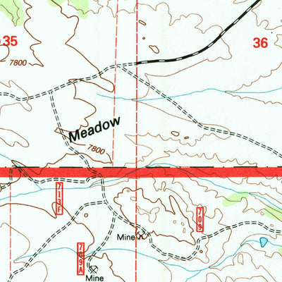 United States Geological Survey Green Top Mountain, WY (1992, 24000-Scale) digital map