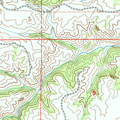 United States Geological Survey Green Top Mountain, WY (1992, 24000-Scale) digital map