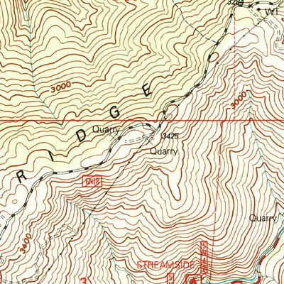 United States Geological Survey Green Valley, CA (1995, 24000-Scale) digital map