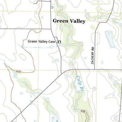 United States Geological Survey Green Valley, TX (2022, 24000-Scale) digital map