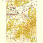 United States Geological Survey Greenacres, WA-ID (1951, 62500-Scale) digital map