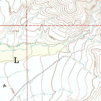 United States Geological Survey Greenback Creek, AZ (1964, 24000-Scale) digital map