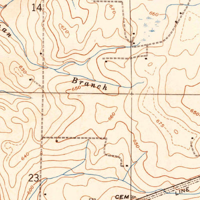 United States Geological Survey Greenbrier, AL (1938, 24000-Scale) digital map