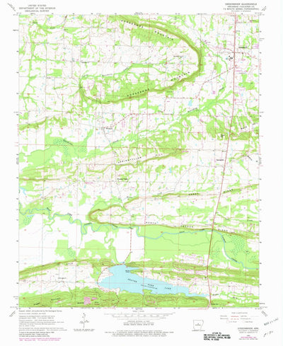 United States Geological Survey Greenbrier, AR (1961, 24000-Scale) digital map