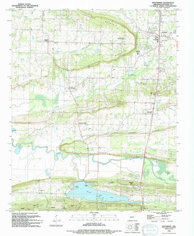 United States Geological Survey Greenbrier, AR (1994, 24000-Scale) digital map