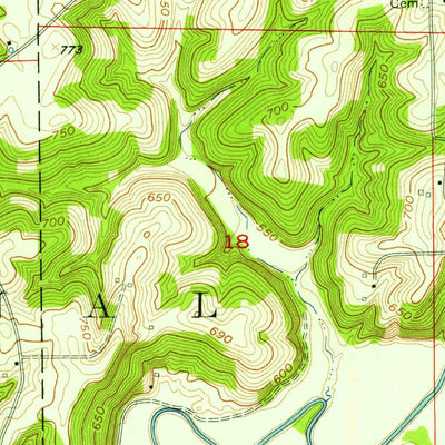 United States Geological Survey Greenbrier, IN (1956, 24000-Scale) digital map