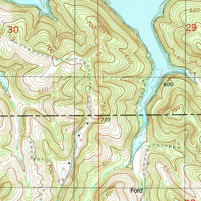 United States Geological Survey Greenbrier, IN (1980, 24000-Scale) digital map