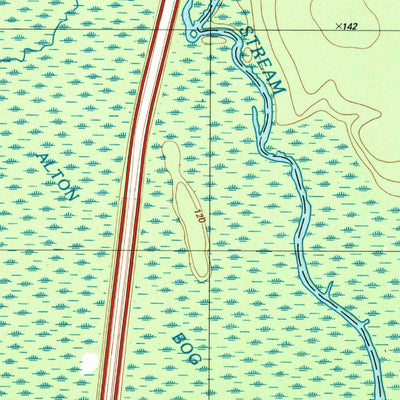 United States Geological Survey Greenbush, ME (1988, 24000-Scale) digital map