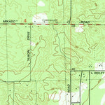 United States Geological Survey Greenbush, MI (1989, 24000-Scale) digital map