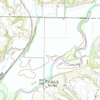 United States Geological Survey Greencastle, IN (1970, 24000-Scale) digital map