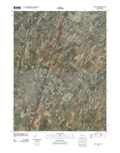 United States Geological Survey Greencastle, PA (2010, 24000-Scale) digital map
