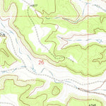 United States Geological Survey Greendailey Canyon, NM-OK (1972, 24000-Scale) digital map