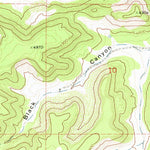 United States Geological Survey Greendailey Canyon, NM-OK (1972, 24000-Scale) digital map