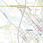 United States Geological Survey Greene, IA (2022, 24000-Scale) digital map