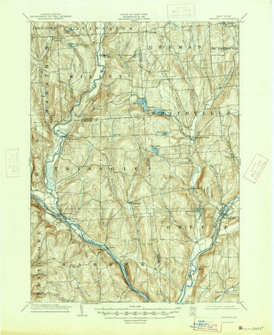 United States Geological Survey Greene, NY (1904, 62500-Scale) digital map