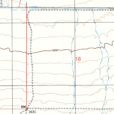 United States Geological Survey Greene Reservoir, AZ (1996, 24000-Scale) digital map