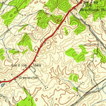 United States Geological Survey Greeneville, TN (1939, 24000-Scale) digital map