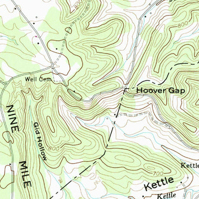 United States Geological Survey Greenfield Bend, TN (1951, 24000-Scale) digital map
