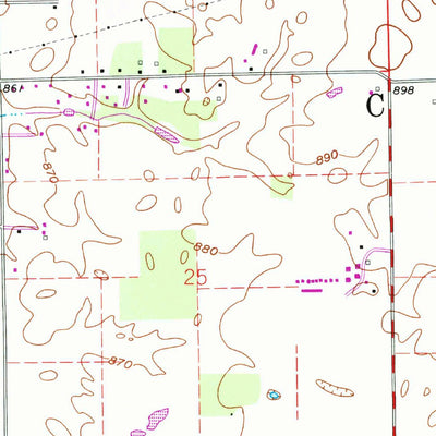 United States Geological Survey Greenfield, IN (1962, 24000-Scale) digital map
