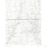 United States Geological Survey Greenfield, IN (2022, 24000-Scale) digital map