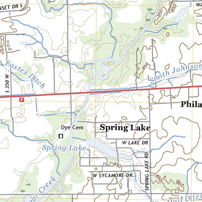 United States Geological Survey Greenfield, IN (2022, 24000-Scale) digital map