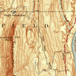 United States Geological Survey Greenfield, MA (1941, 31680-Scale) digital map