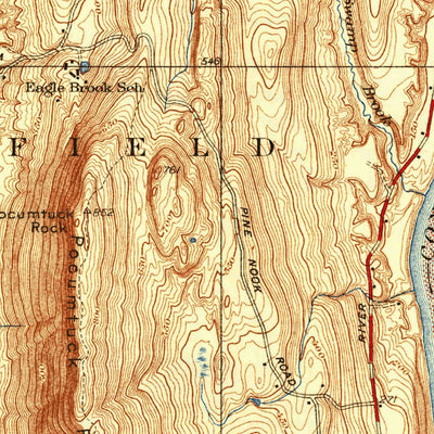 United States Geological Survey Greenfield, MA (1941, 31680-Scale) digital map