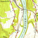 United States Geological Survey Greenfield, MA (1954, 24000-Scale) digital map