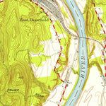 United States Geological Survey Greenfield, MA (1954, 31680-Scale) digital map