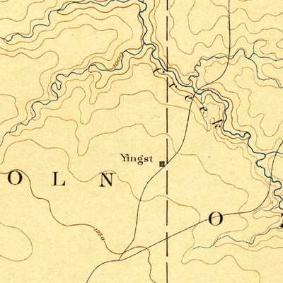 United States Geological Survey Greenfield, MO (1888, 125000-Scale) digital map