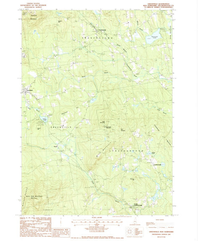 United States Geological Survey Greenfield, NH (1987, 24000-Scale) digital map