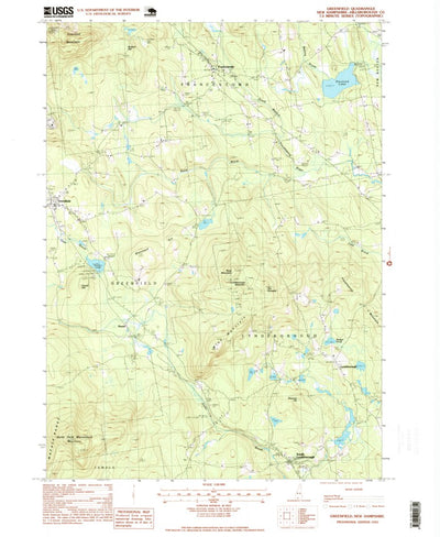 United States Geological Survey Greenfield, NH (1995, 24000-Scale) digital map