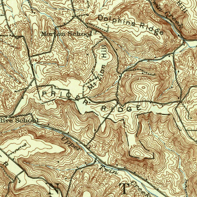 United States Geological Survey Greenfield, OH (1917, 62500-Scale) digital map