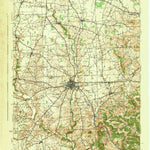 United States Geological Survey Greenfield, OH (1944, 62500-Scale) digital map