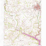 United States Geological Survey Greenfield, OH (1960, 24000-Scale) digital map