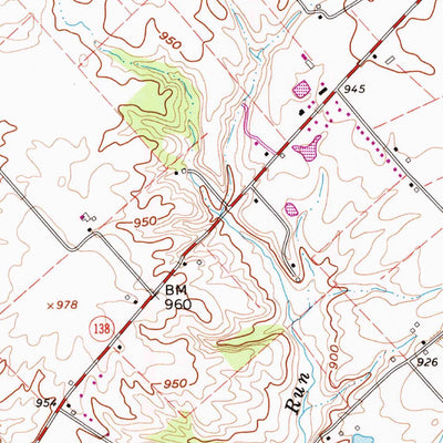 United States Geological Survey Greenfield, OH (1960, 24000-Scale) digital map