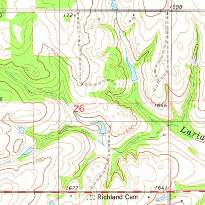 United States Geological Survey Greenfield, OK (1979, 24000-Scale) digital map