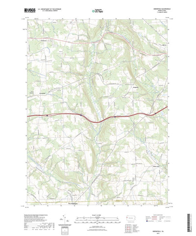 United States Geological Survey Greenfield, PA (2023, 24000-Scale) digital map