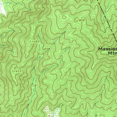 United States Geological Survey Greenfield, VA (1967, 24000-Scale) digital map