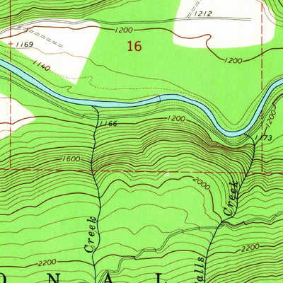 United States Geological Survey Greenhorn Buttes, WA (1965, 24000-Scale) digital map