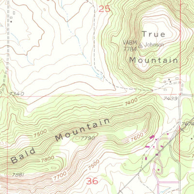 United States Geological Survey Greenland, CO (1954, 24000-Scale) digital map
