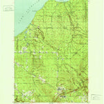 United States Geological Survey Greenland, MI (1951, 62500-Scale) digital map