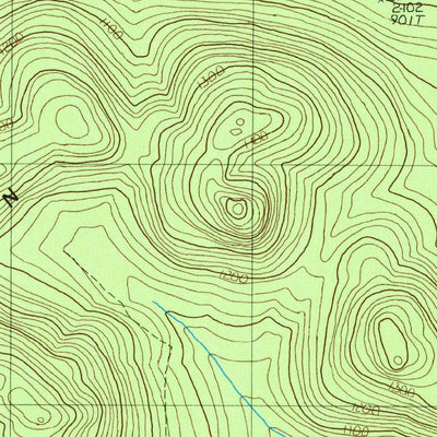 United States Geological Survey Greenlaw Pond, ME (1986, 24000-Scale) digital map