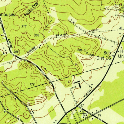 United States Geological Survey Greenlawn, NY (1947, 24000-Scale) digital map