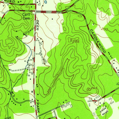 United States Geological Survey Greenlawn, NY (1954, 24000-Scale) digital map