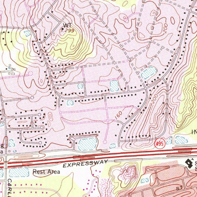 United States Geological Survey Greenlawn, NY (1967, 24000-Scale) digital map