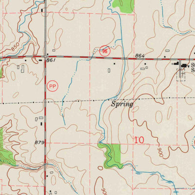 United States Geological Survey Greenleaf, WI (1974, 24000-Scale) digital map